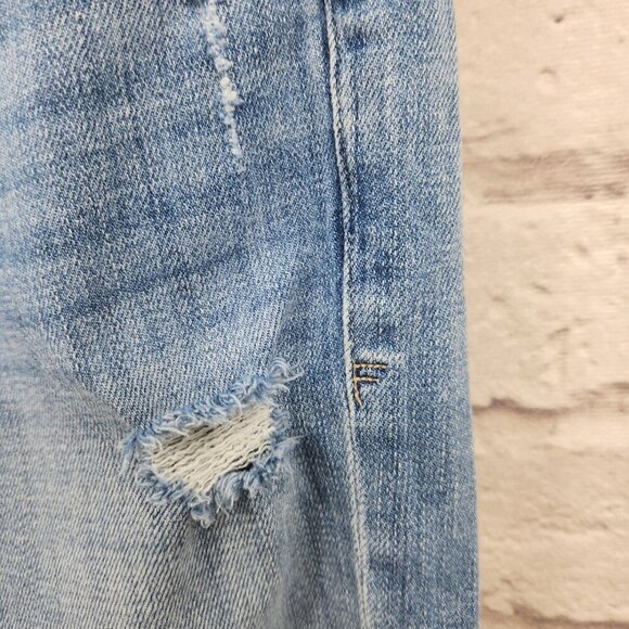 FRAME Denim Le Beau Crop Jeans Size 25 in Walden Rock Wash Raw Hem - Picture 7 of 16